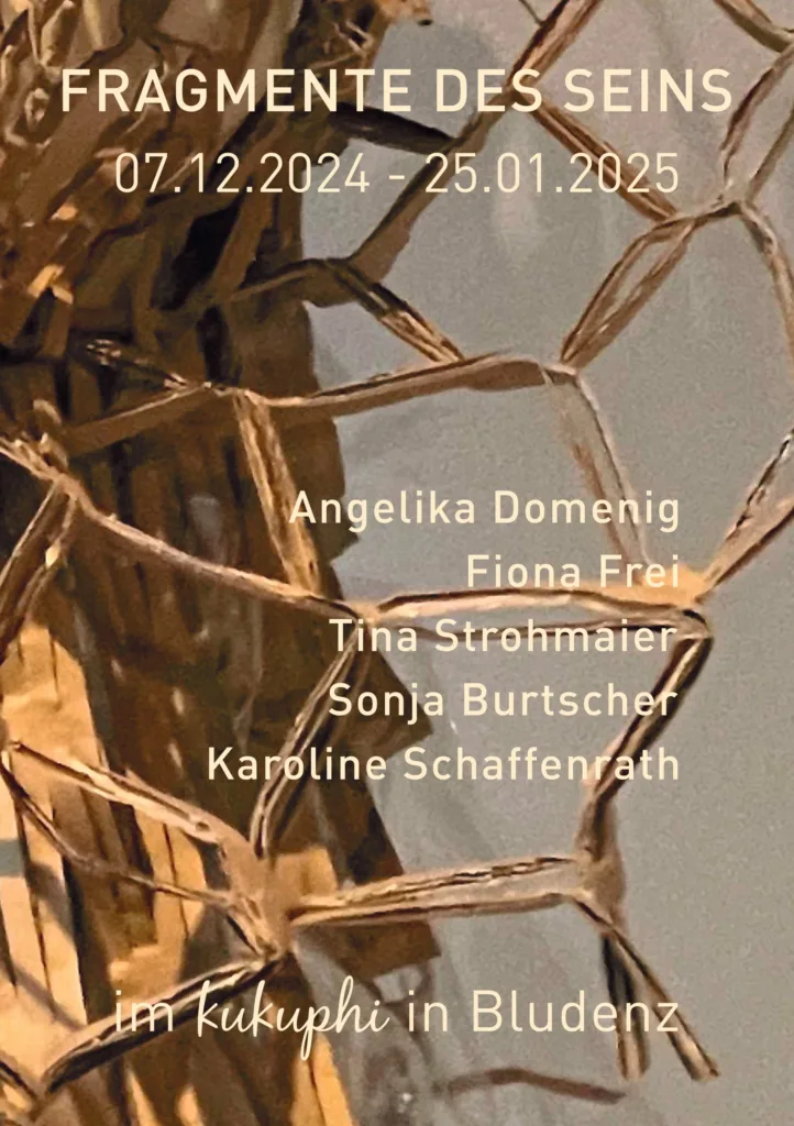 Einladungskarte zur Ausstellung „Fragmente des Seins“